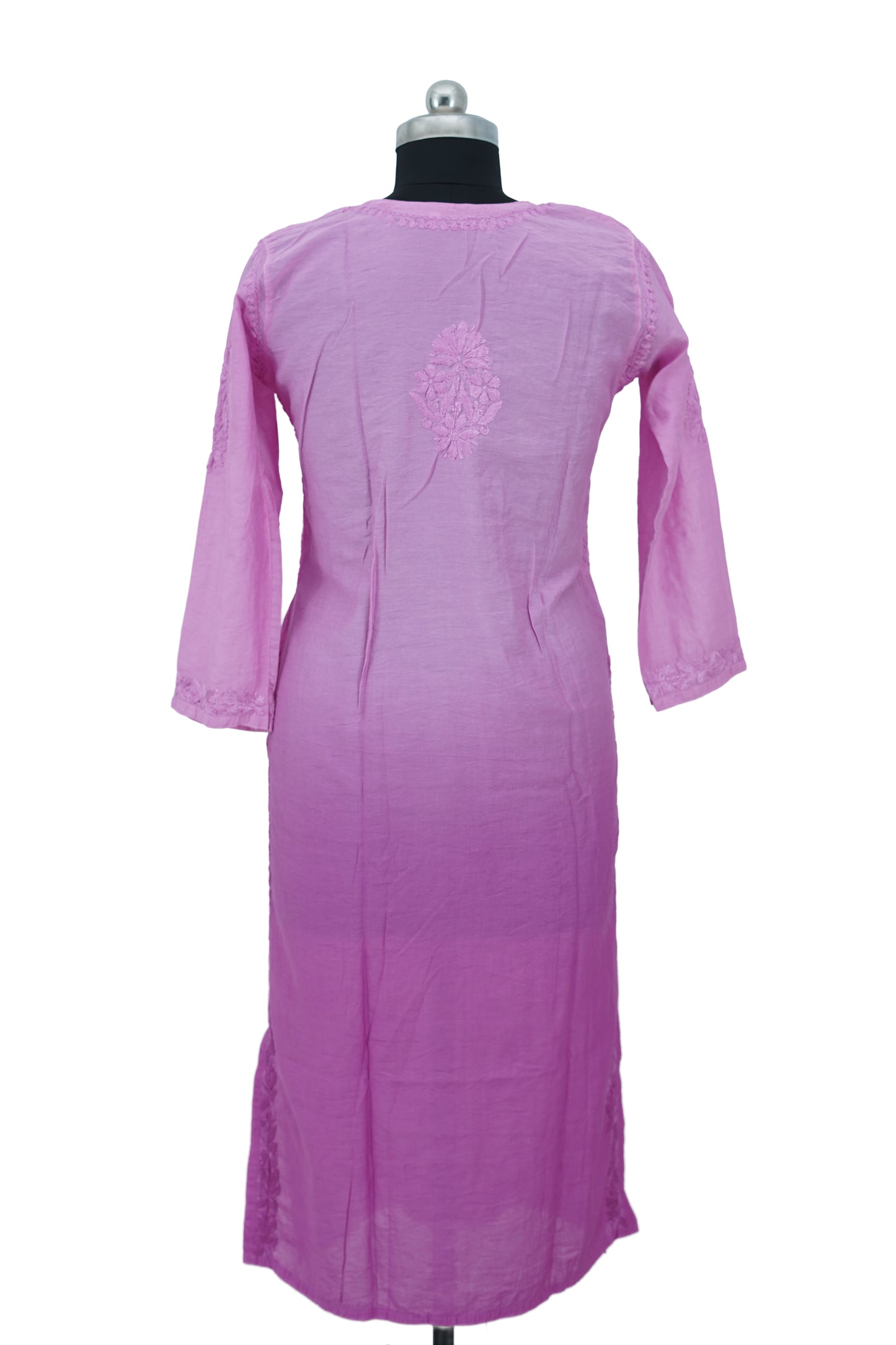 Chanderi Silk Shaded-Long Kurti