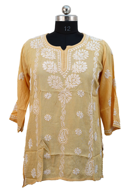 Modal Short Kurti-Golden
