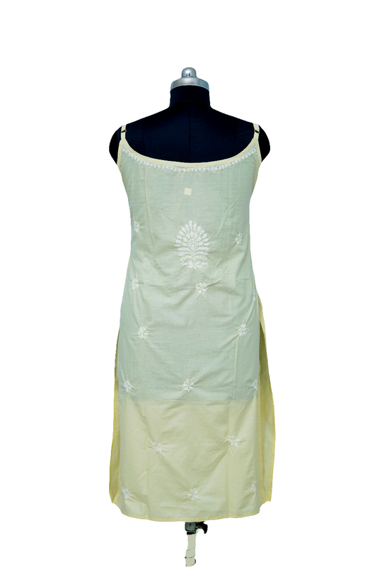 Yellow-Cotton strappy