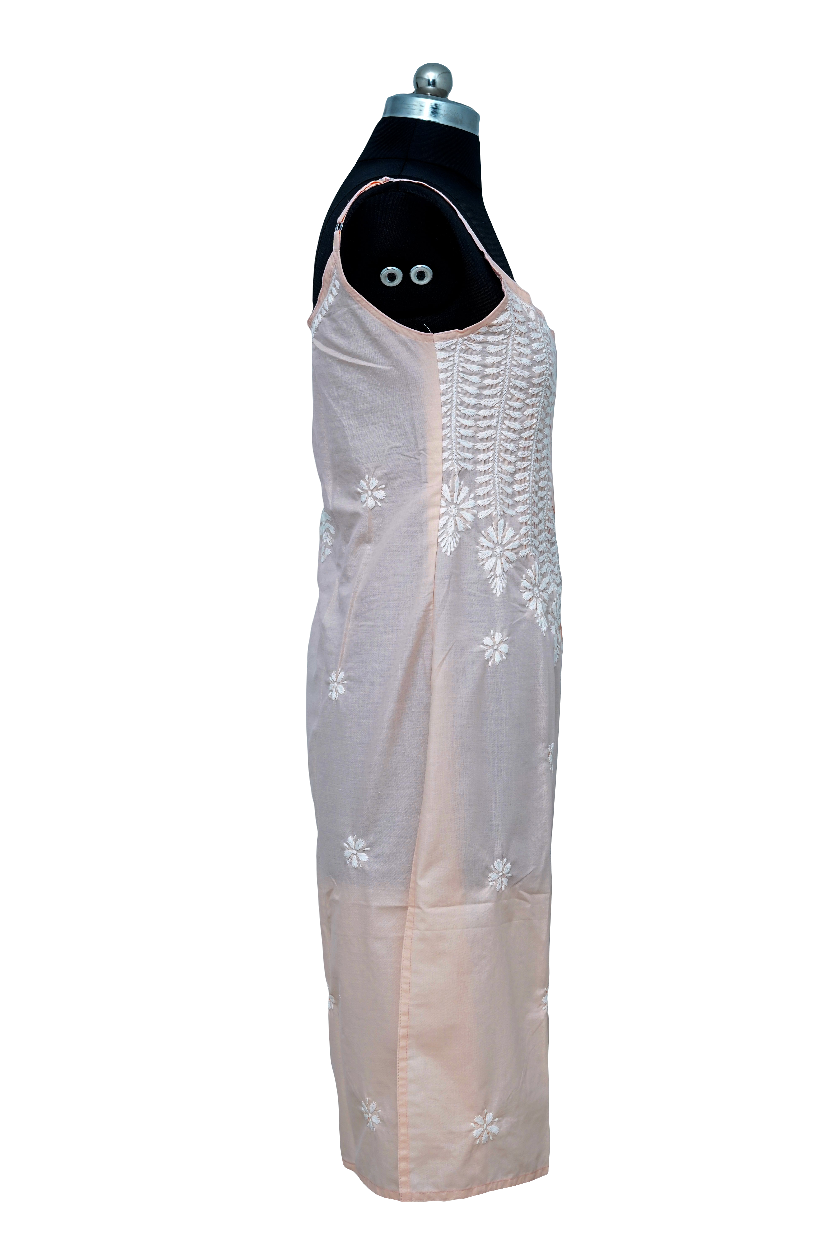 Peach- Cotton strappy