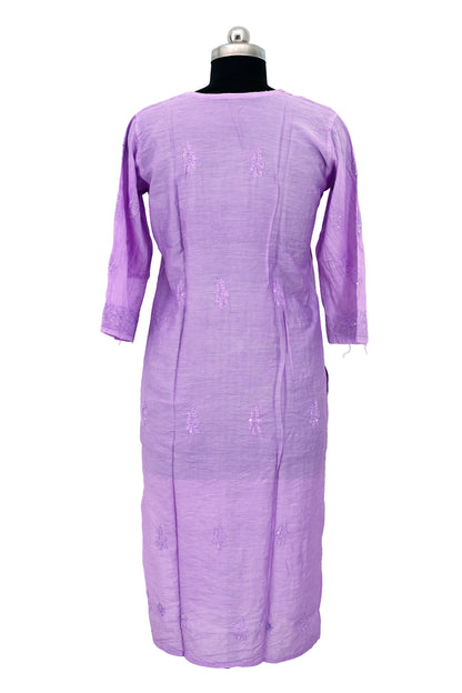 Chanderi Silk Sequence-Long Kurti