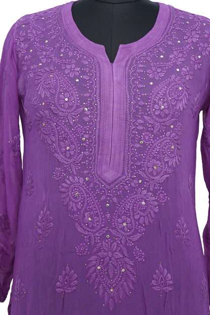 Pure georgette mukesh kurti