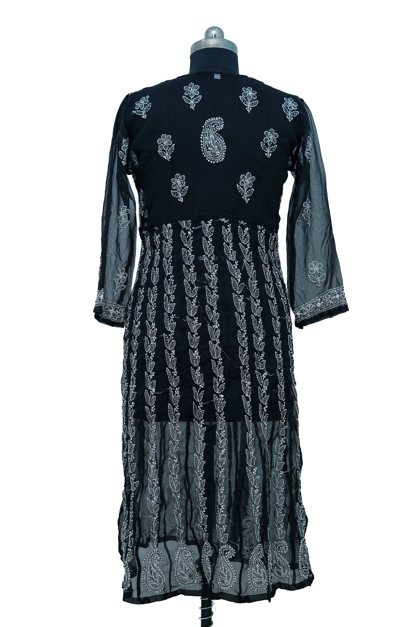 Black Anarkali long Kurti