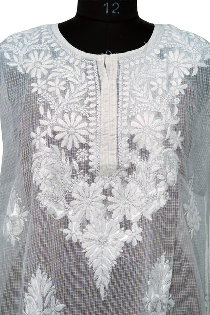 White Kota doriya kurti