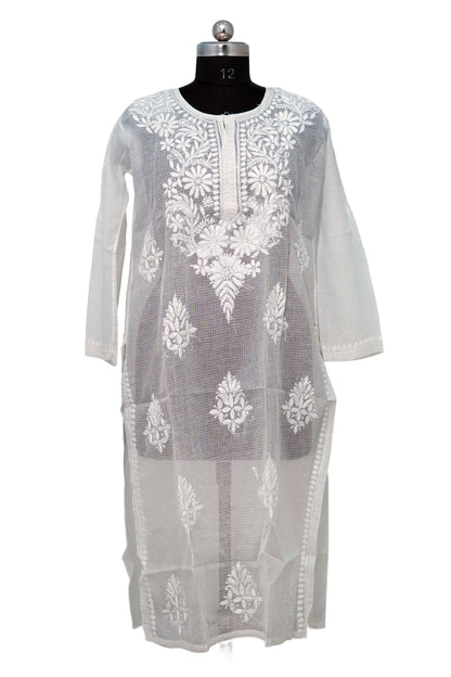 White Kota doriya kurti