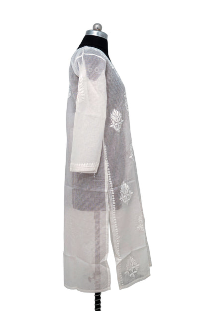 White Kota doriya kurti