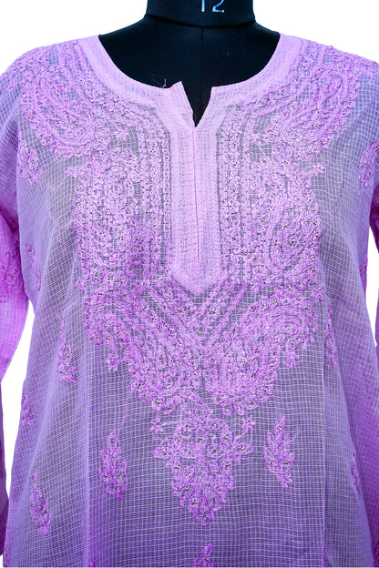 Kota doriya Mukesh work Kurti