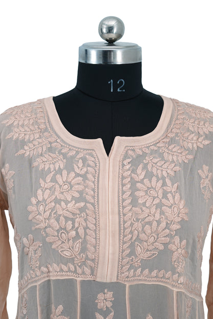 Premium Georgette-Short Anarkali Kurti