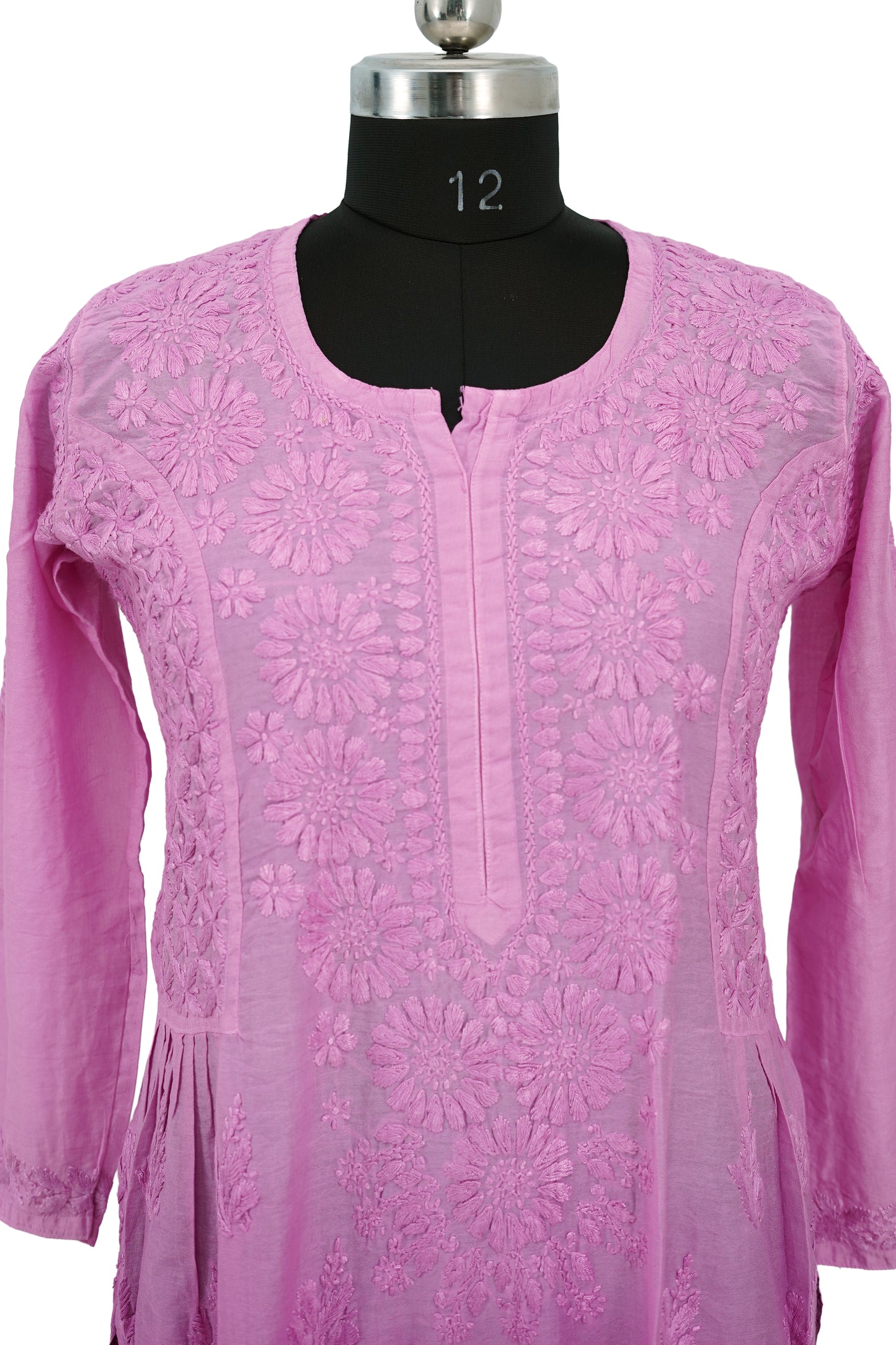 Chanderi Silk Shaded-Long Kurti