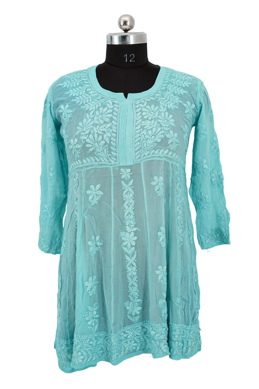 Premium georgette-Short Anarkali Kurti