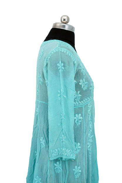 Premium georgette-Short Anarkali Kurti