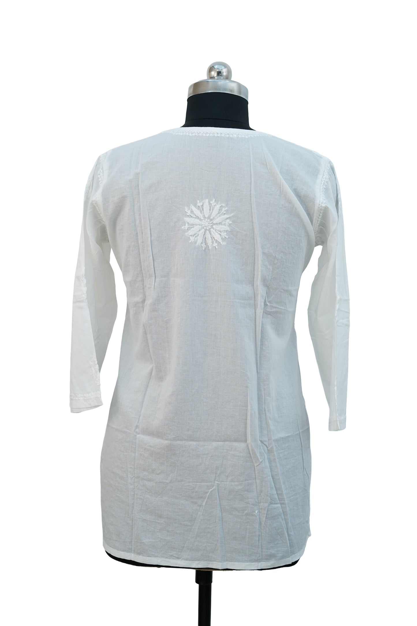 Front Button Cotton Kurti-Short Length