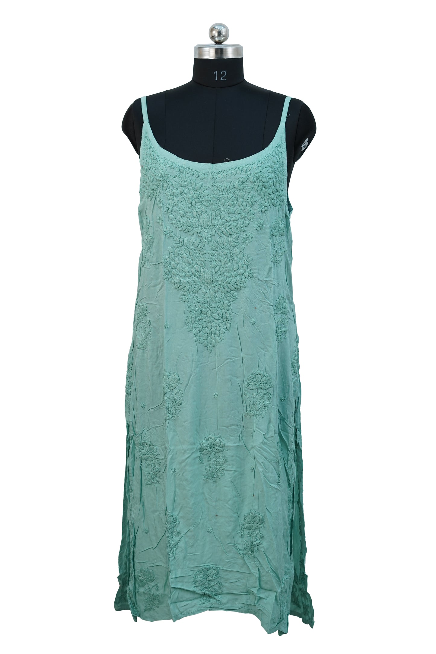 Modal Teal Green-Strappy Kurti