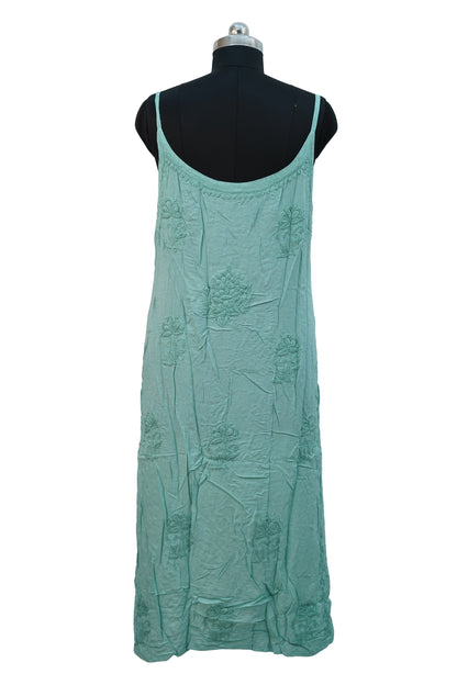 Modal Teal Green-Strappy Kurti