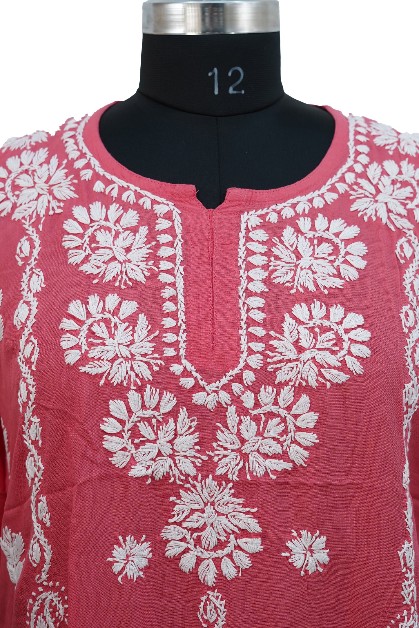 Modal Short Kurti-Watermelon