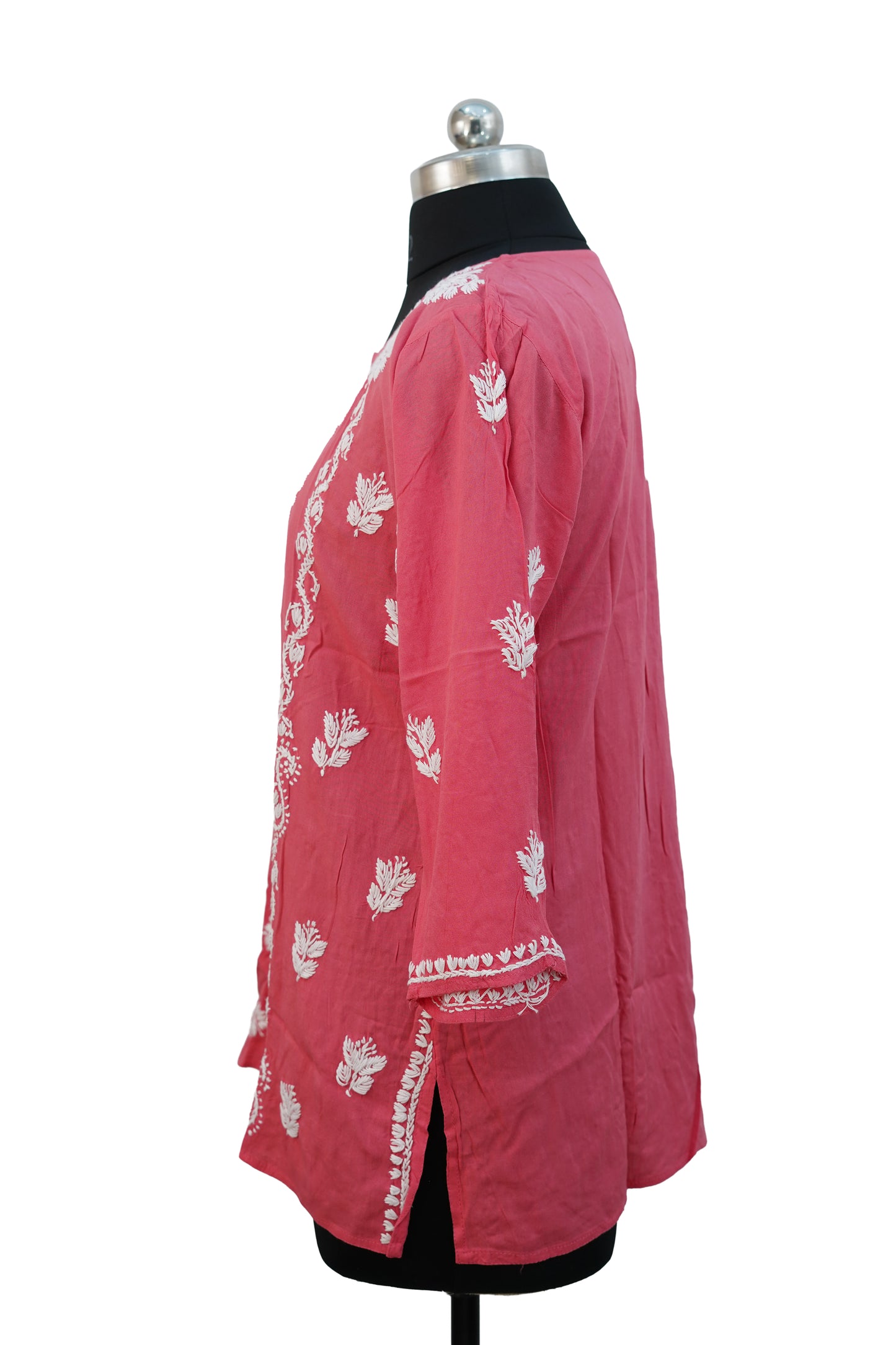 Modal Short Kurti-Watermelon