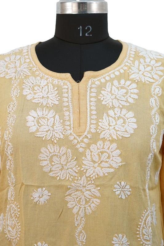 Modal Short Kurti-Golden