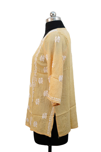 Modal Short Kurti-Golden