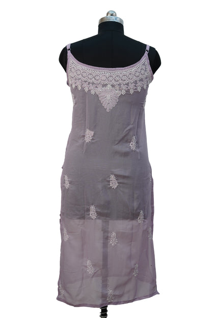 Shimmer Strappy Kurti – Elegant Partywear with Modern Minimal Style