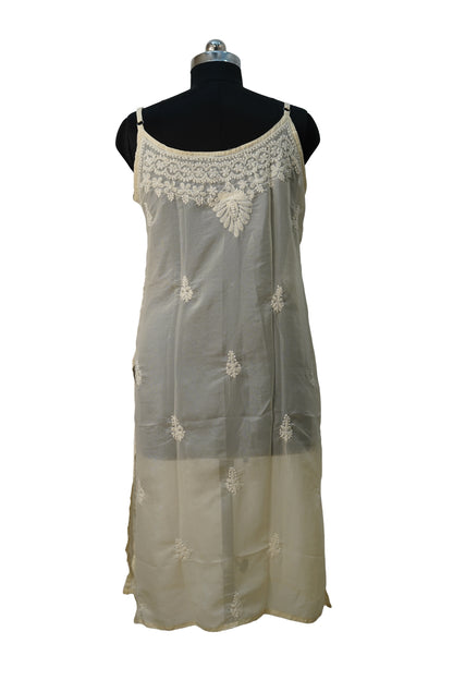 Golden Shimmer strappy kurti- Elegant Partywear