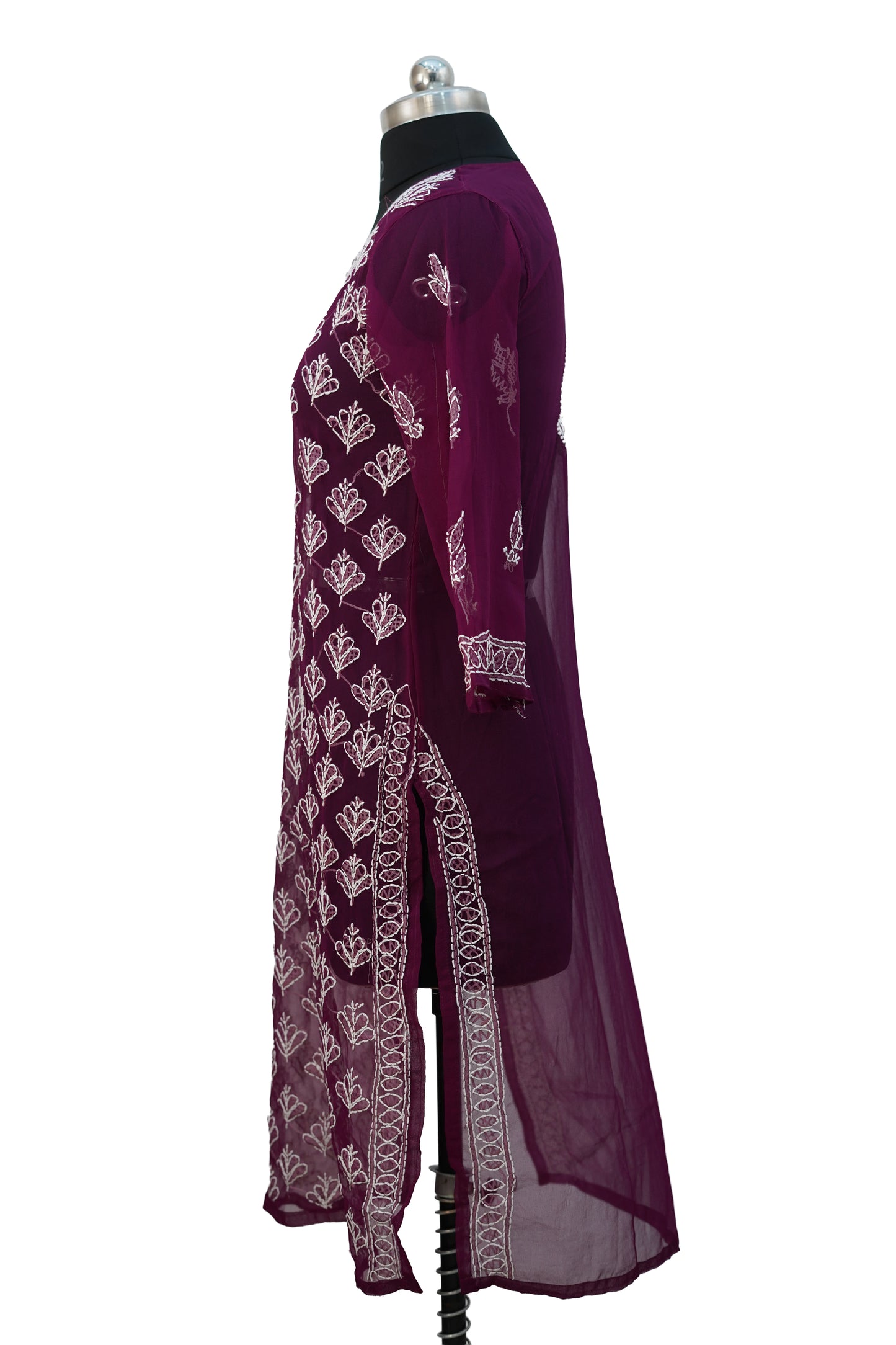 Faux Georgette Long Kurti