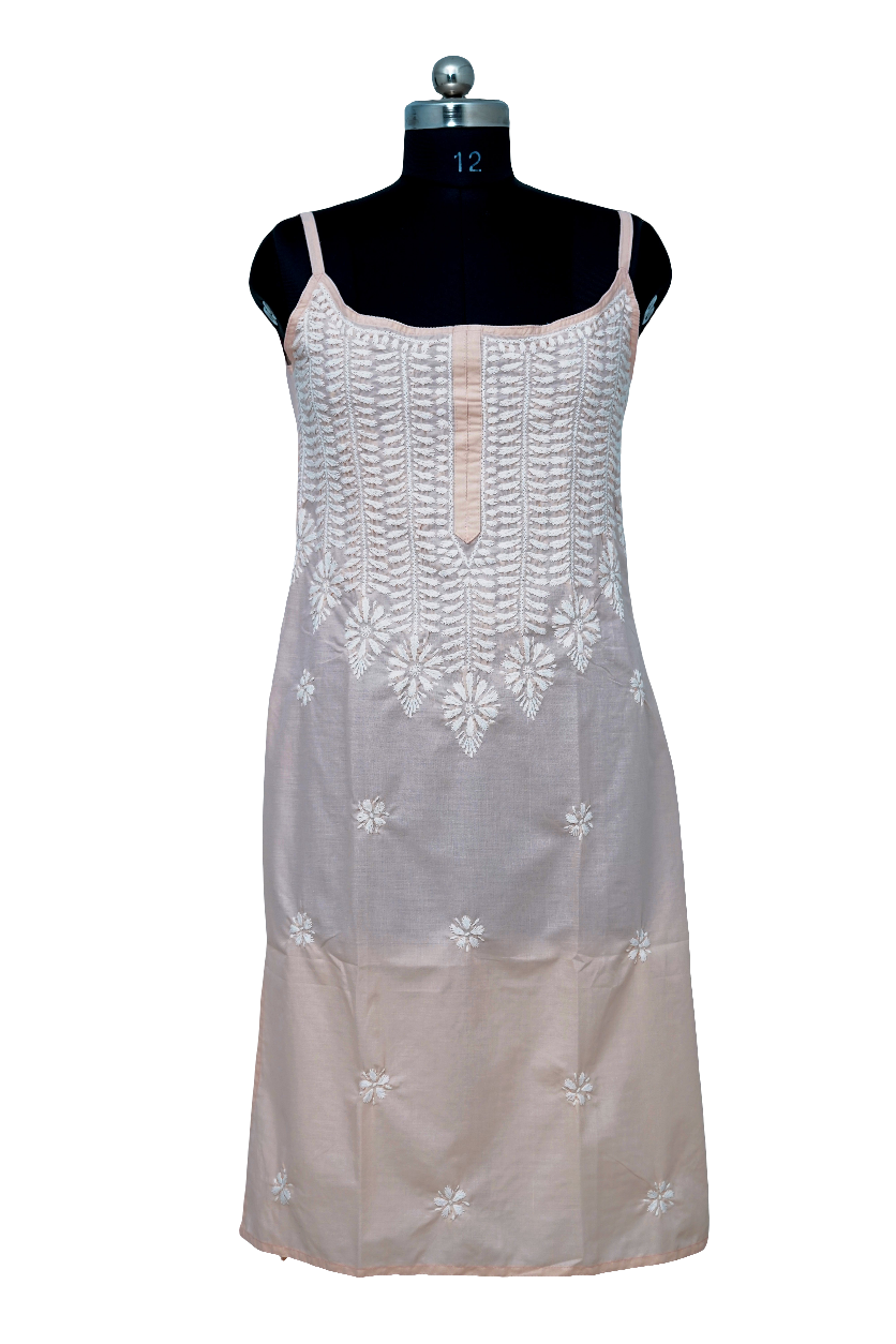 Peach- Cotton strappy