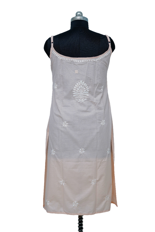 Peach- Cotton strappy