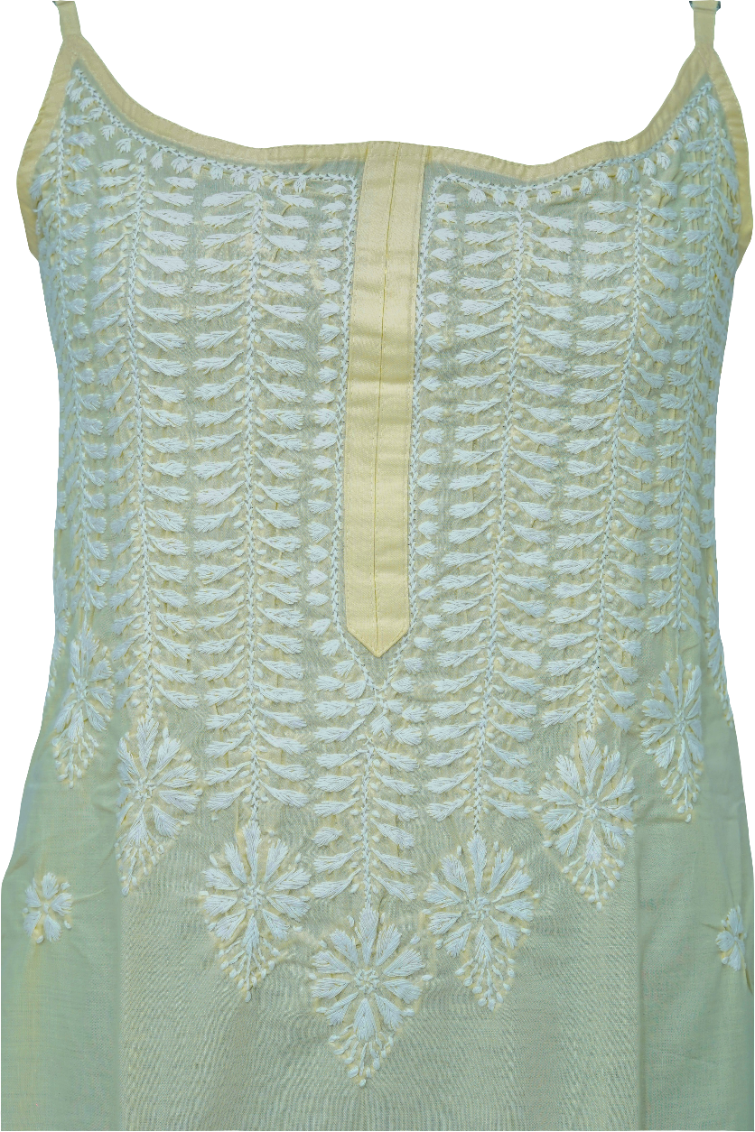 Yellow-Cotton strappy